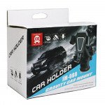 Wholesale Universal Gravity Long Neck One Hand Windshield and Dashboard Car Mount Holder (Black)